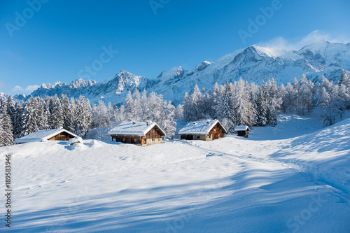 Mont Blanc winter photo