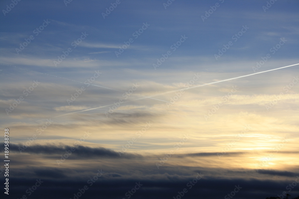 Fototapeta premium The x in the sky