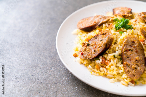 Fried Rice with Notrhern Thai Spicy Sausage