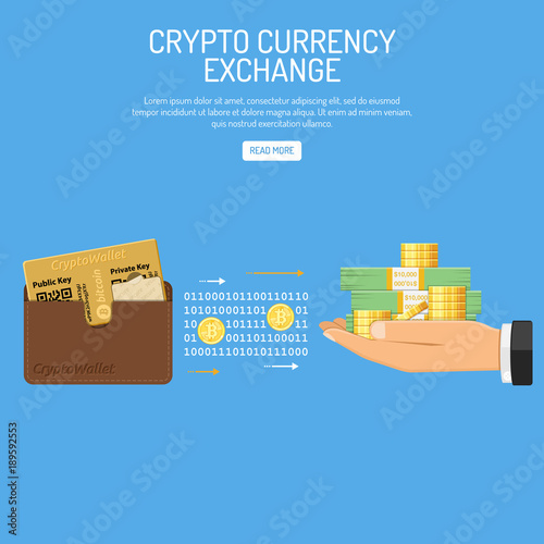 Crypto Currency Bitcoin Technology Concept