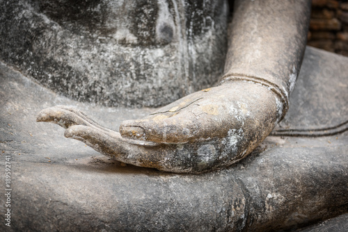 Hand of a Buddha statue