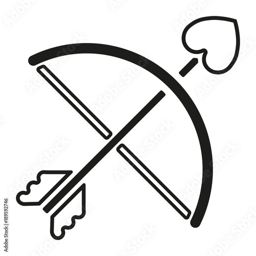 Valentinstag Icon - Bogen