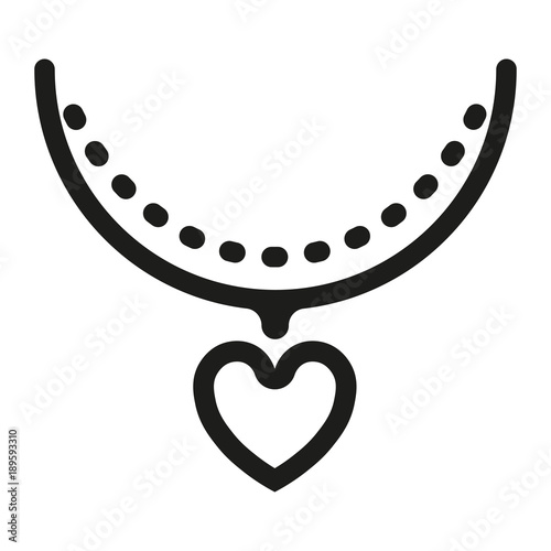 Valentinstag Icon - Herzkette