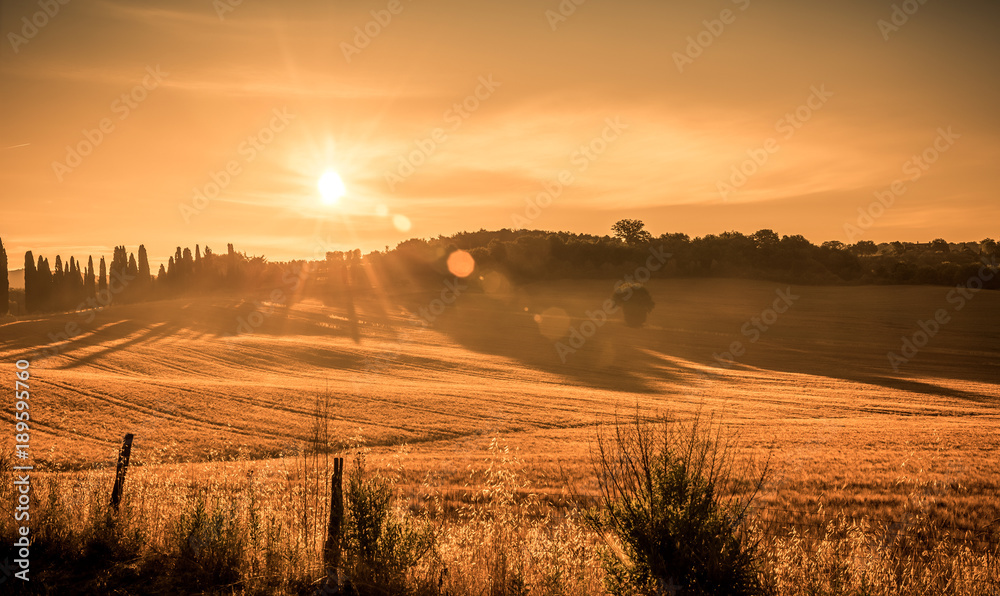 Sunrise in Tuscany Sunrise in Tuscany