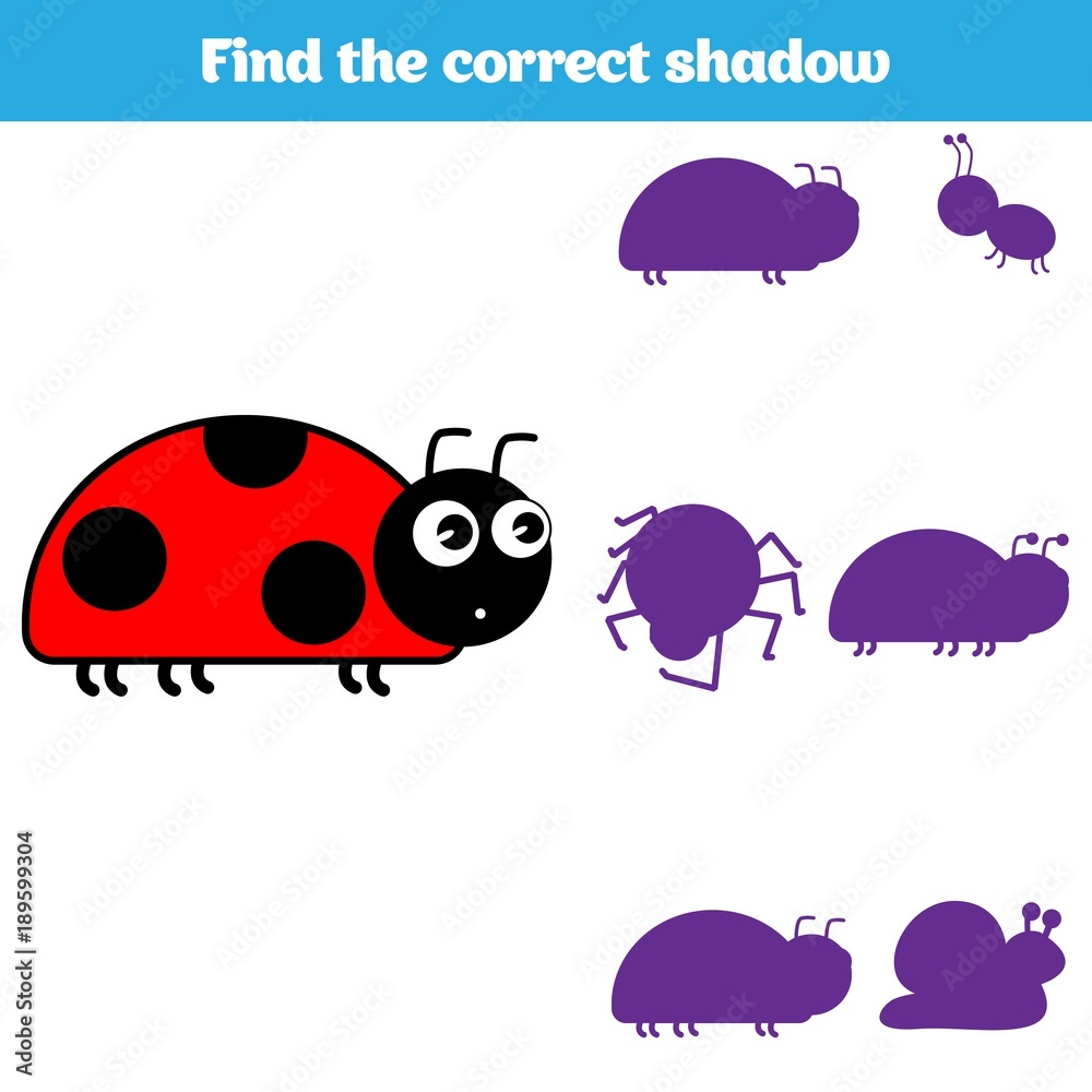 Matching children educational game. Match insects parts. Find missing puzzle. Activity for pre school years kids Matching children educational game. Match insects parts. Find missing puzzle. Activity for pre school years kids