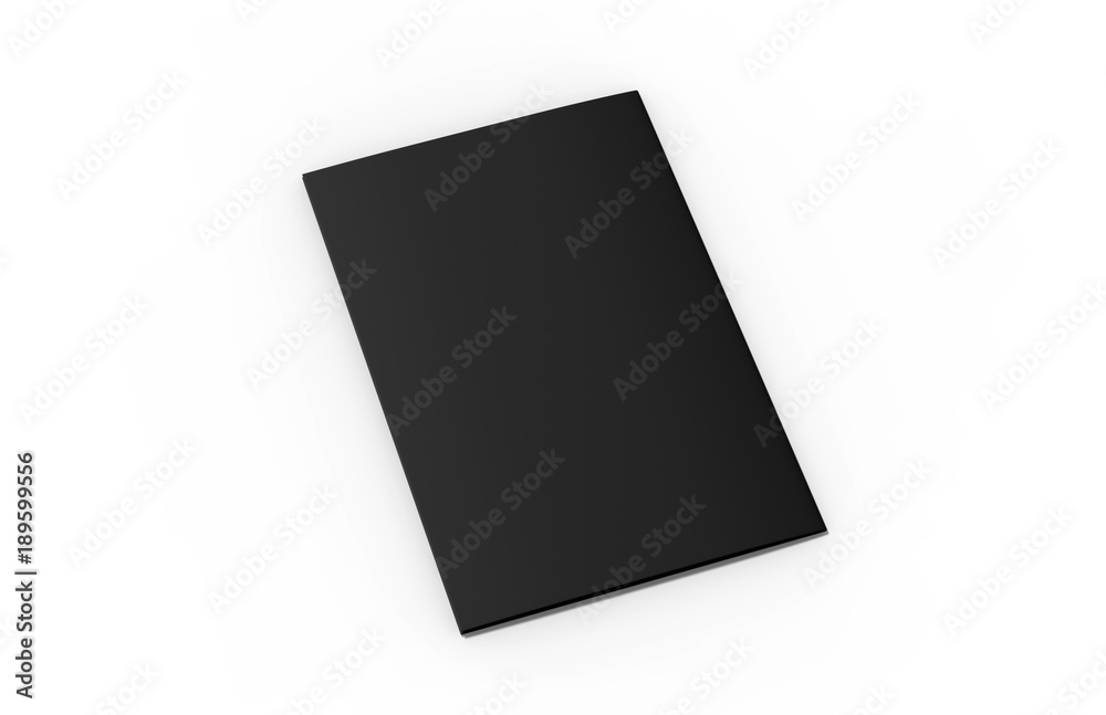 Four-Fold Half Letter Brochure Mock-up On Isolated White Background, 3D Illustration Four-Fold Half Letter Brochure Mock-up On Isolated White Background, 3D Illustration