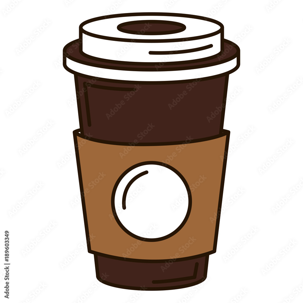 coffee in plastic cup icon vector illustration design coffee in plastic cup icon vector illustration design