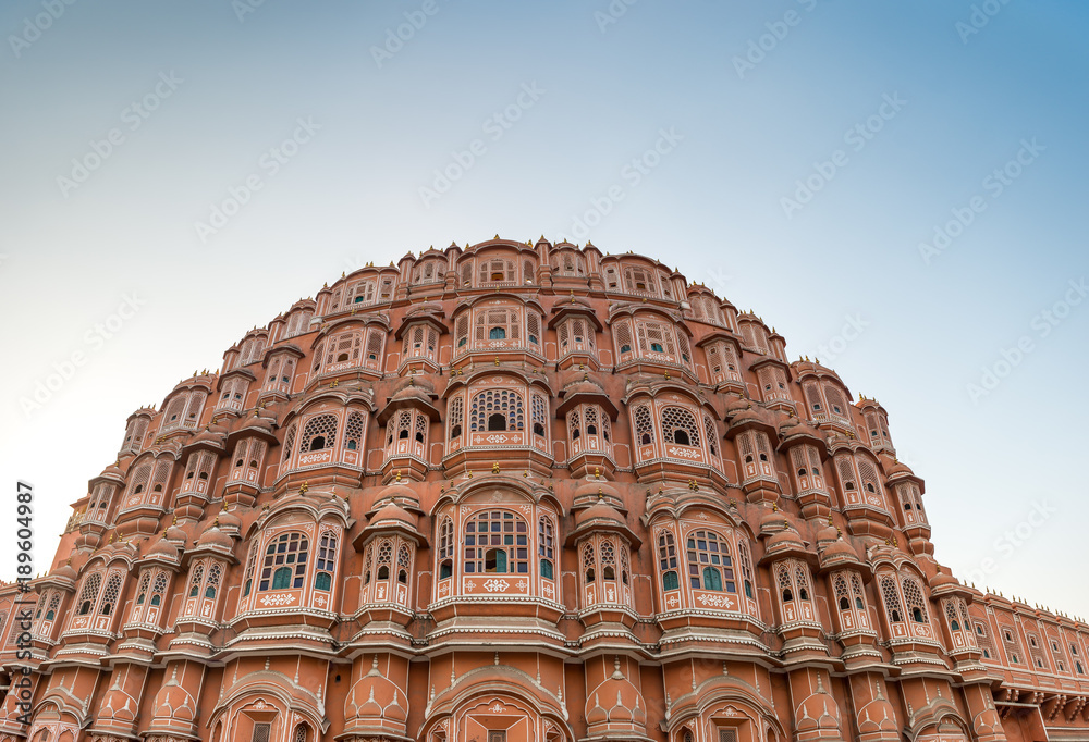 facade of Hawa Mahal (Palace of Winds) , Jaipur