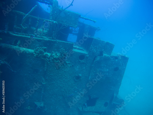 ship wreck Hilma Hooker Bonaire island caribbean sea underwater photo