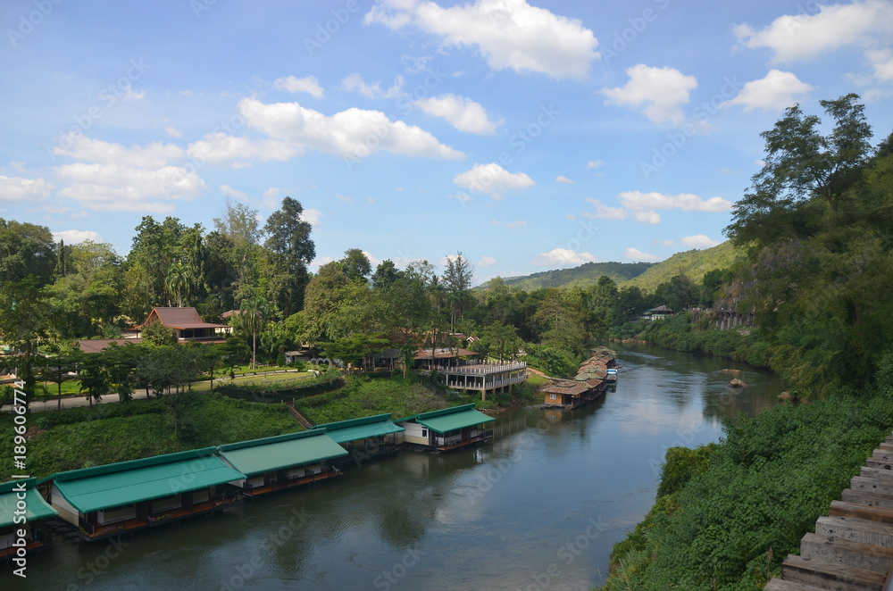 Fototapeta premium Death Railway Bridge Kanchanaburi Thailand
