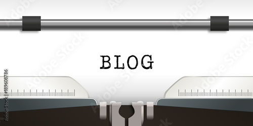 blog - infos - information - message - news - journal - machine à écrire - annonce - mot