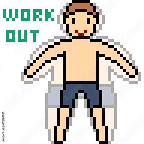 vector pixel art lost weight