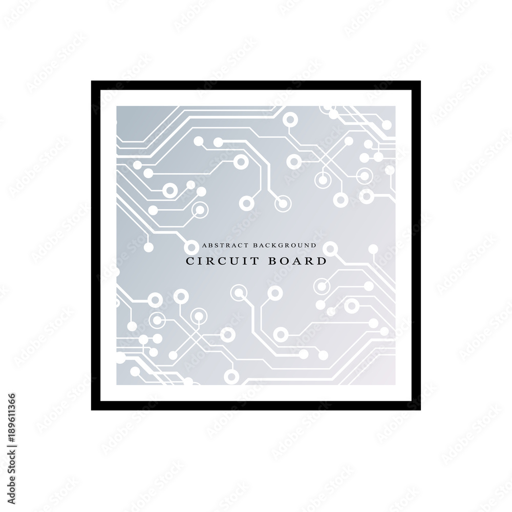 Fototapeta premium Circuit board, technology background. Vector illustration. EPS 10.