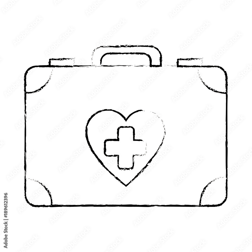 medical kit isolated icon