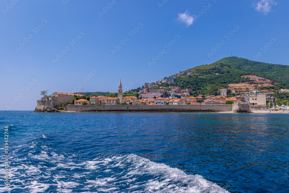 Old Town of Budva town on the Adriatic Sea coast in Montenegro