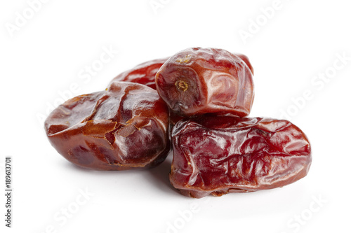 date fruit isolated on white