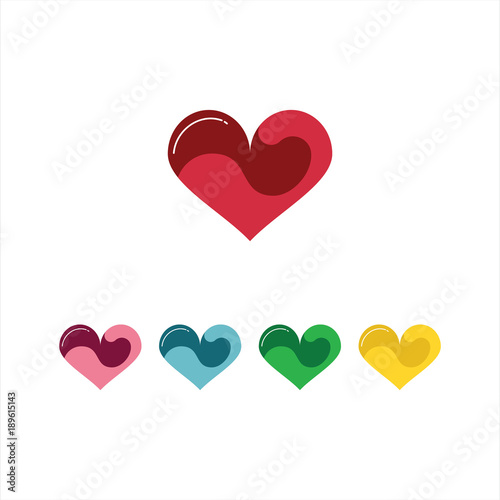 Love Logo Vector Template Design