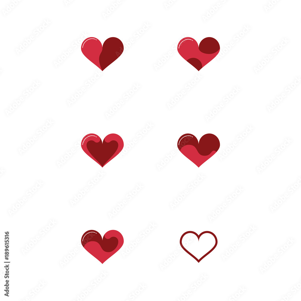 Love Logo Vector Template Design