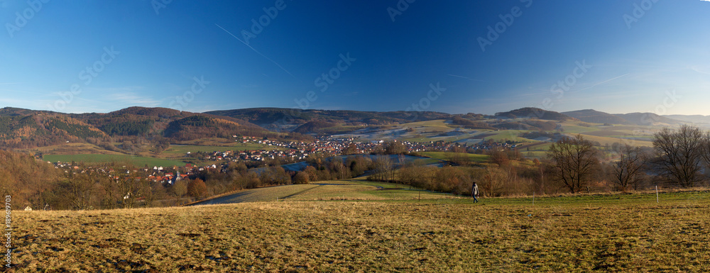 Panorama Thüringer Wald bei Floh-Seligenthal