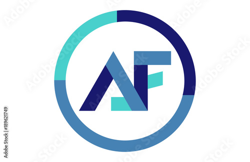 AF Global Circle Ribbon letter Logo Free Download AF Global Circle Ribbon letter Logo - GFXLoad