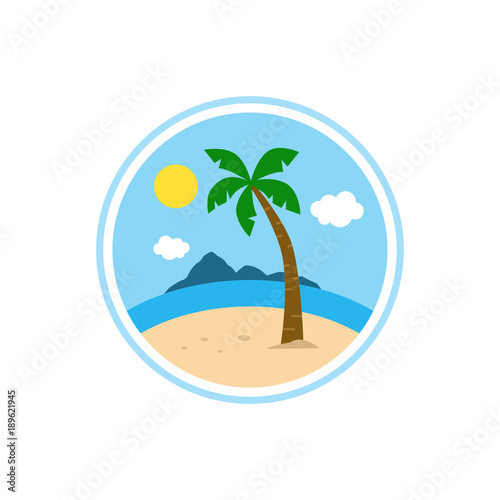 beach time tropical island summer vacation