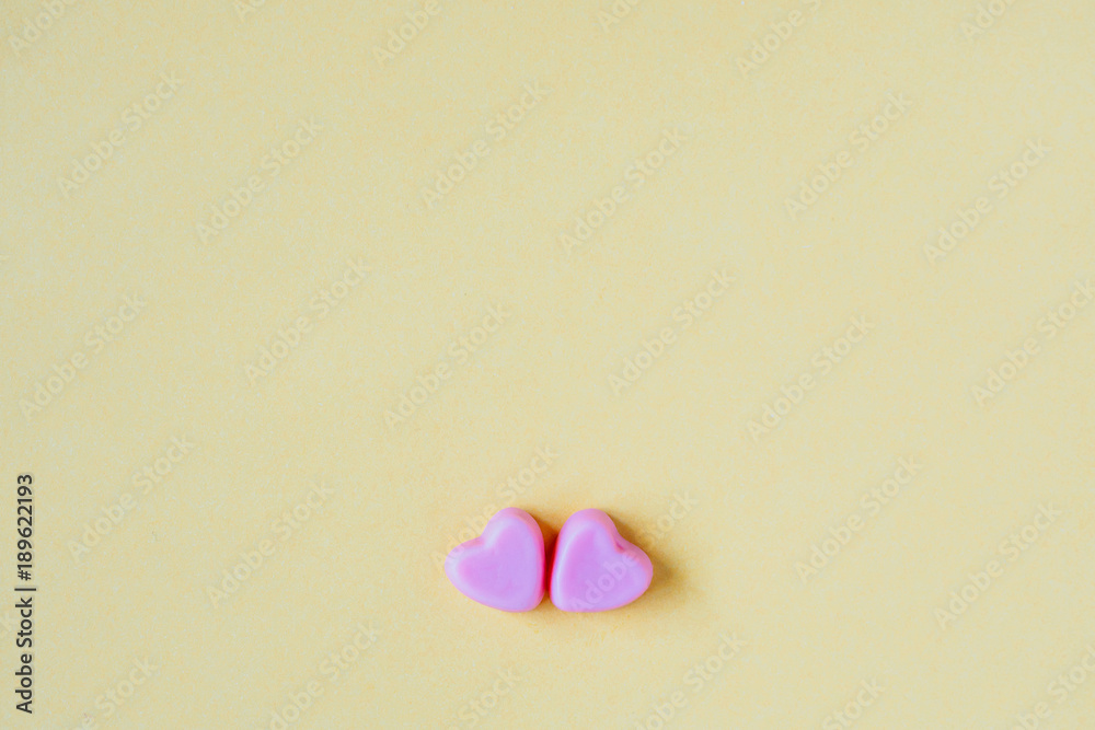 Valentines day background with heart shape candy Valentines day background with heart shape candy