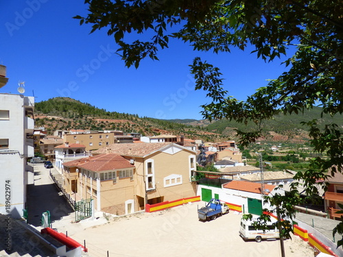 Bogarra, localidad en la provincia de Albacete, dentro de la comunidad autónoma de Castilla-La Mancha, en la histórica comarca de la Sierra de Alcaraz photo