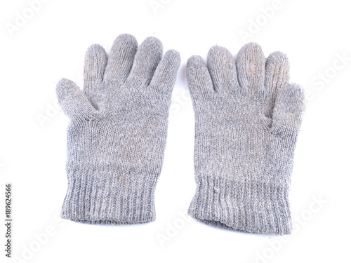 gloves on a white background