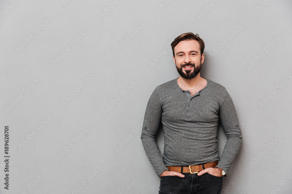 Portrait of a relaxed casual man standing Portrait of a relaxed casual man standing