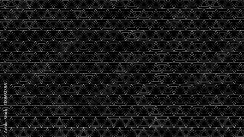 Wallpaper Mural Dark Black and White Circles pattern. Modern render smooth animation  Abstract background with animation of wave mosaic of Circles. Technological, Technology  background Torontodigital.ca