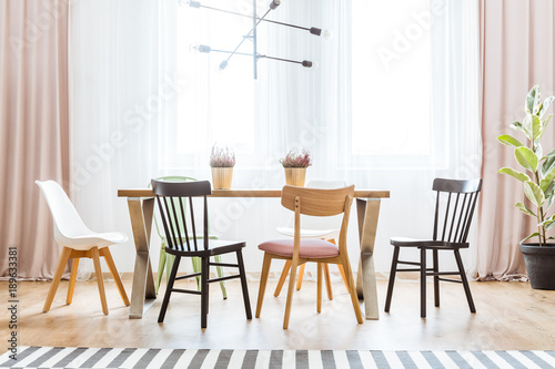 Bright pastel dining room © Photographee.eu