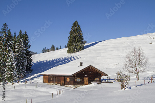 Winterwanderung zur Lexen Alm im Längental © Hans und Christa Ede