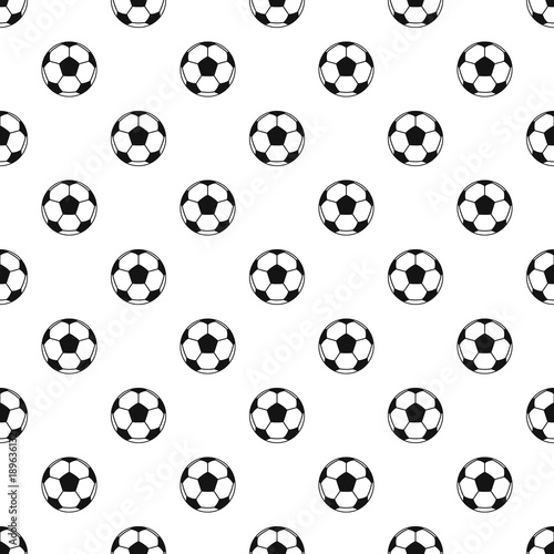 Football or soccer ball pattern vector