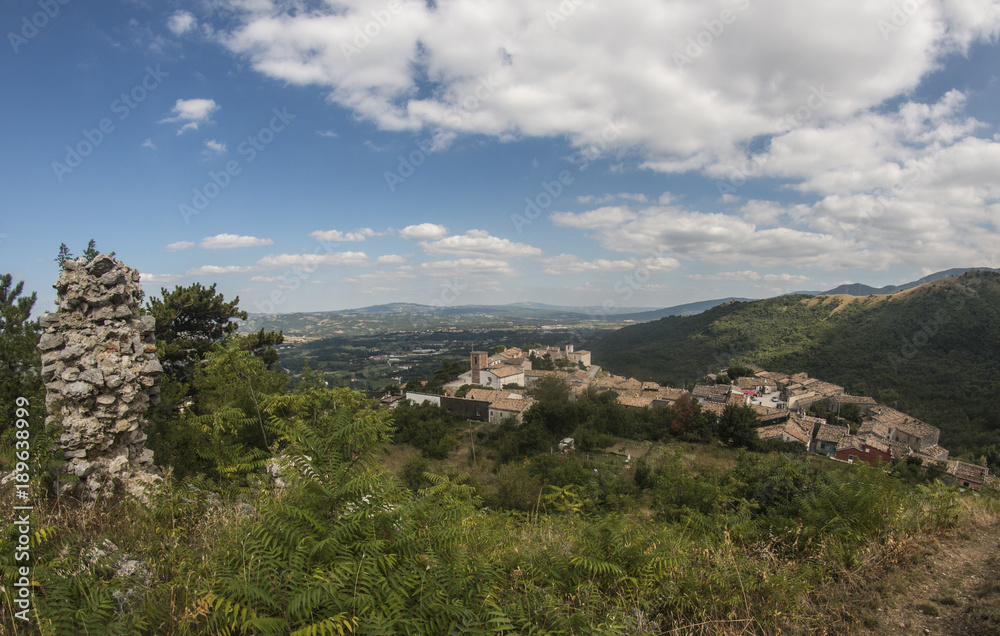 Panorama di un borgo, Molise
