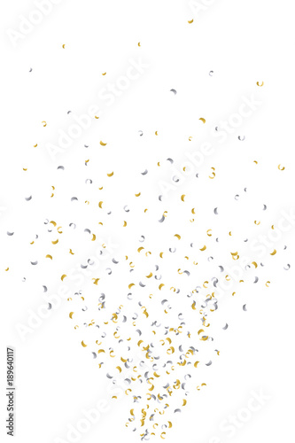 Konfettisprüher - gold-silber