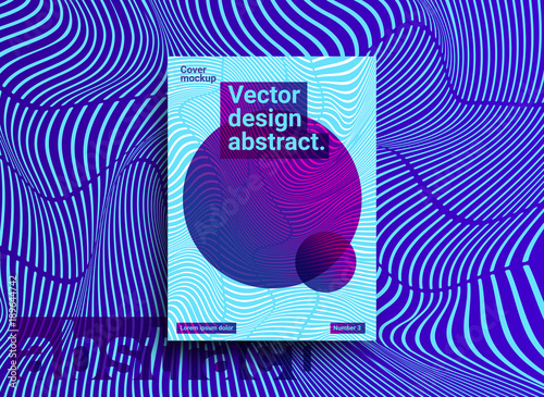 Templates designs with abstract background and trendy vibrant colors. Abstract vector background. Design for brochures, posters, covers, banners. photo