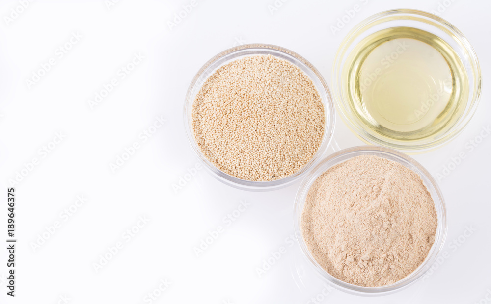 Organic raw amaranth grain, flour and oil - amaranth Organic raw amaranth grain, flour and oil - amaranth