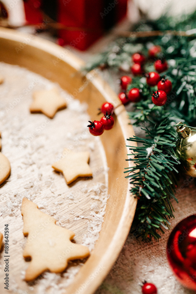 Christmas Cookies and Holiday Decor