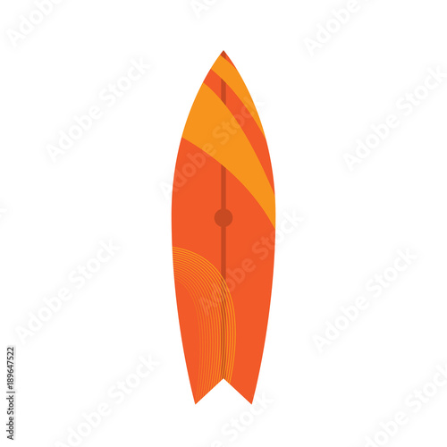 Isolated surfboard image