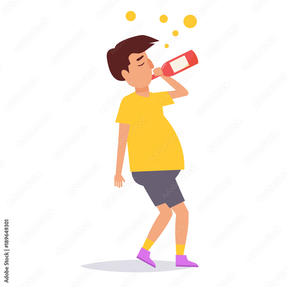 Drunk person. Vector Drunk person. Vector