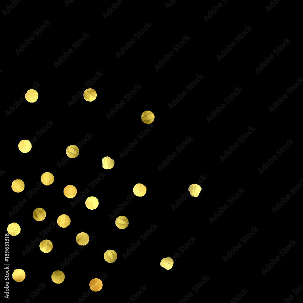 Golden confetti isolated on black background. Golden confetti isolated on black background.