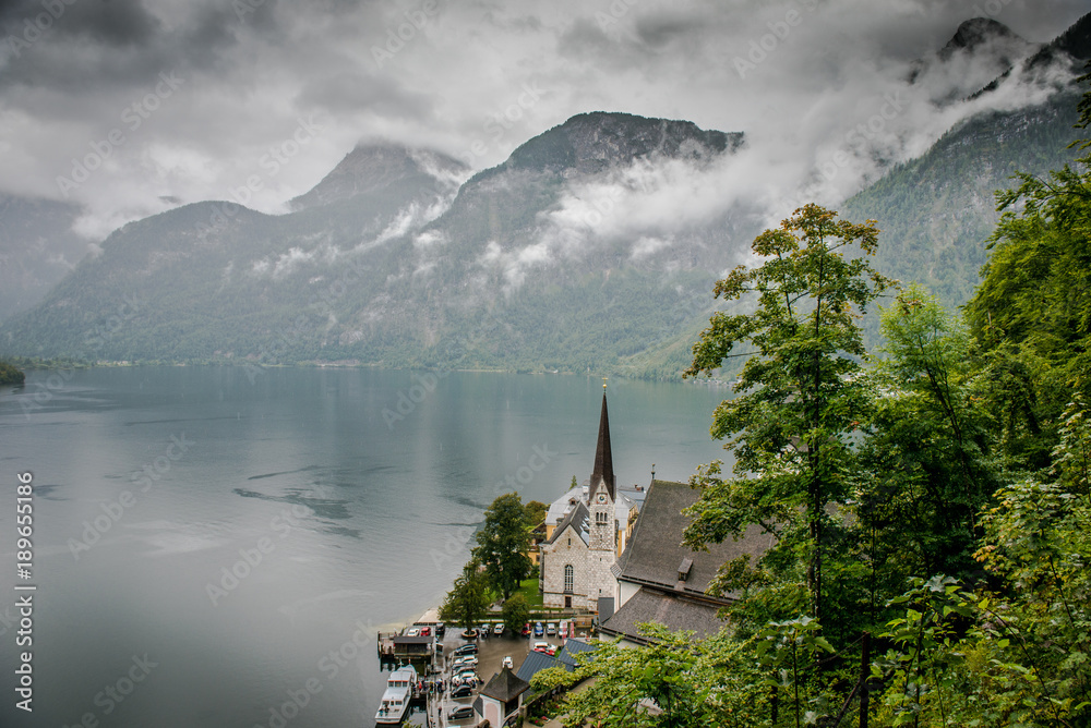 Hallstatt is a beautiful small town in Austria. Travel to the Alps
