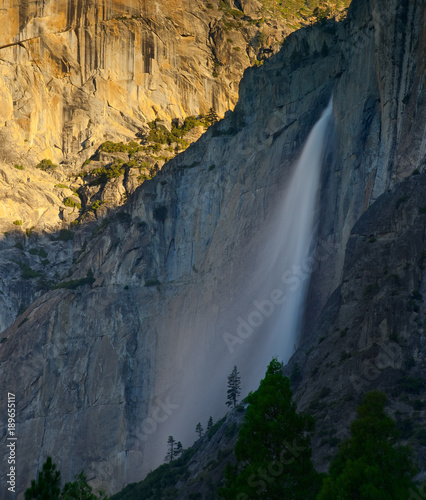 Yosemite Falls in Shadow