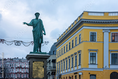 Odessa city monument to Duc de Richelieu, Ukraine