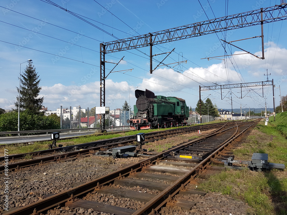 Naklejka premium railway 