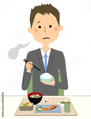 ビジネスマン　食欲不振