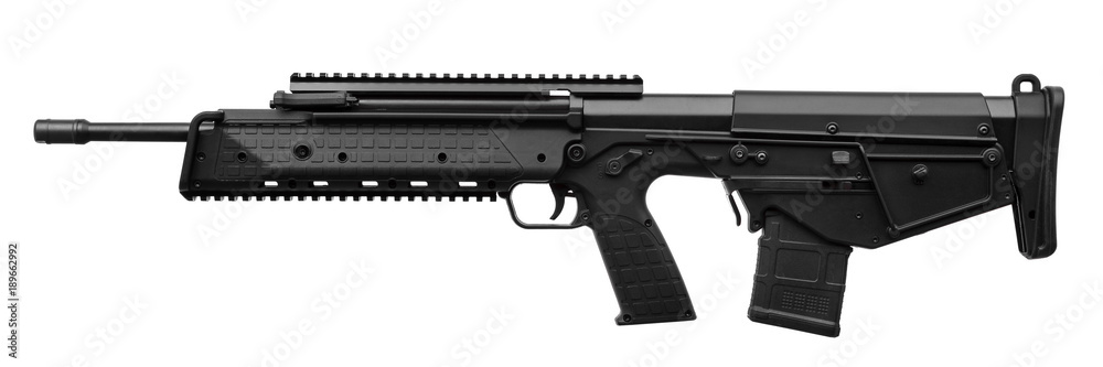 Gun rifle isolated on white Gun rifle isolated on white