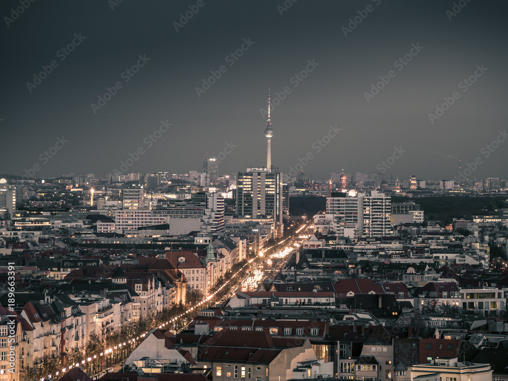 Berlin from city west to east