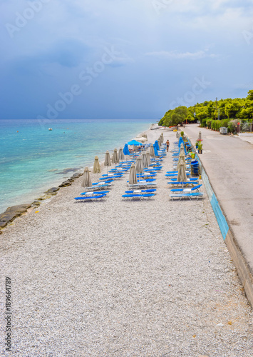 Beach of Kineta, Greece. photo