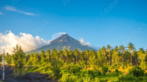 Mayon Volcano is an active stratovolcano in the province of Albay in Bicol Region, on the island of Luzon in the Philippines. Renowned as the 